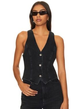 Agolde Heller Vest in Spider